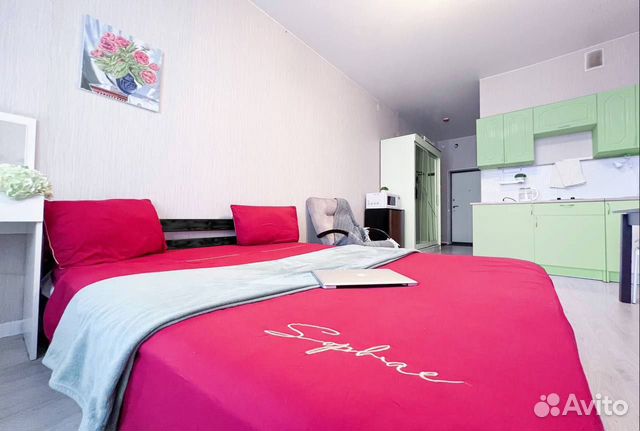 

Квартира-студия, 28 м², 1 кровать