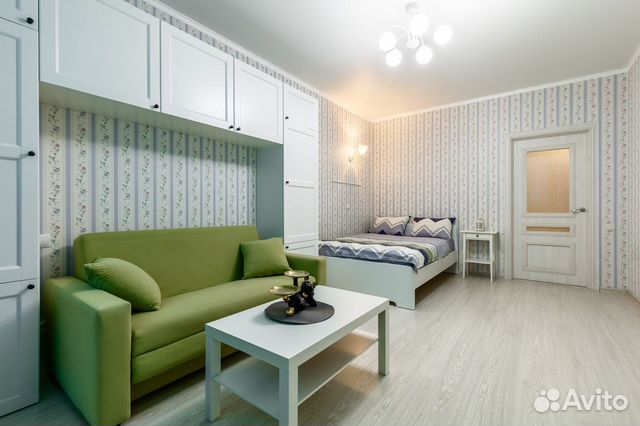 

1-к. квартира, 45 м², 2 кровати