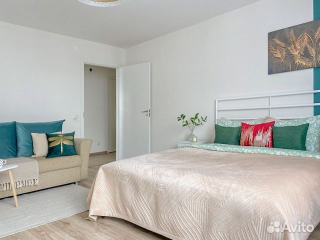 

1-к. квартира, 41 м², 2 кровати