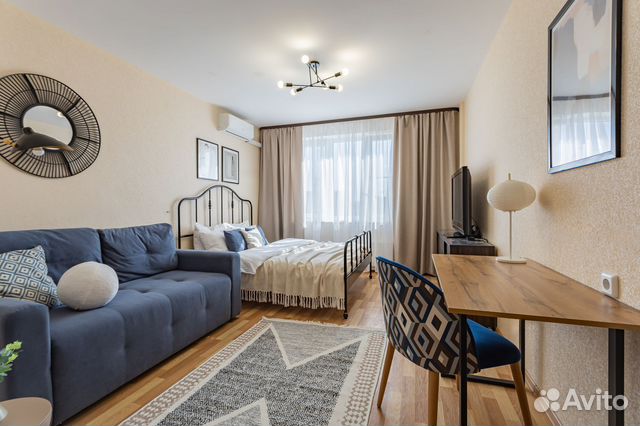 

1-к. квартира, 40 м², 2 кровати