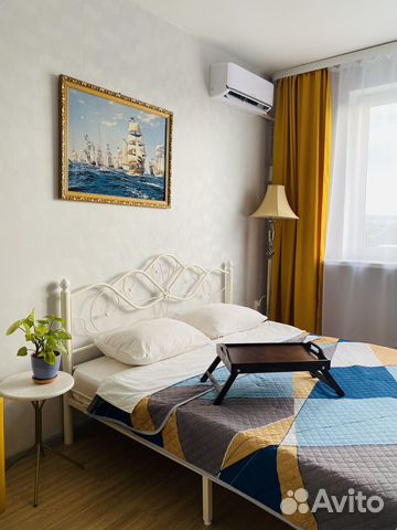 

1-к. квартира, 44 м², 3 кровати