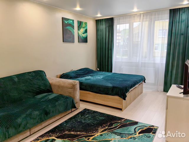 

1-к. квартира, 42 м², 2 кровати