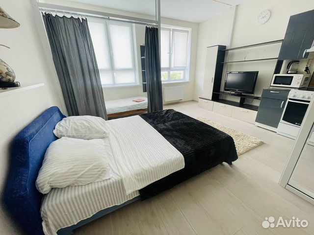 

Квартира-студия, 30 м², 2 кровати