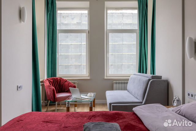 

Квартира-студия, 29 м², 2 кровати