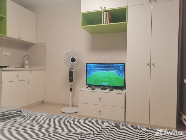 

Квартира-студия, 17,2 м², 2 кровати