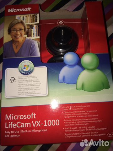 Веб камера microsoft lifeCam VX-1000