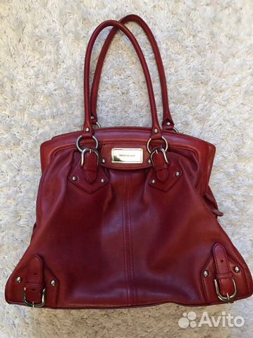 Кожаная сумка Karen Millen