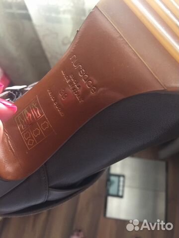 Туфли, ботильоны nursace 39 р шоколад