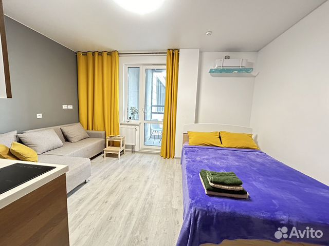 

Квартира-студия, 30 м², 2 кровати