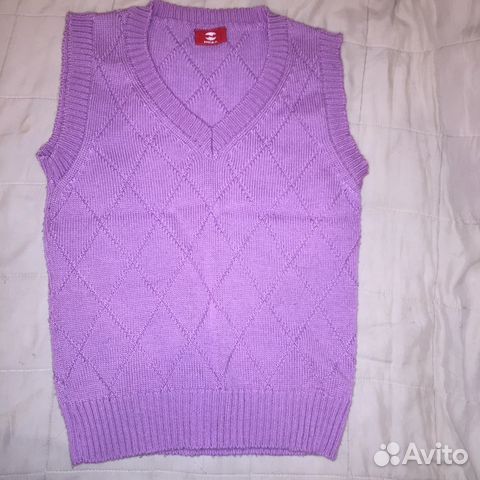 Трикотажные жилетки для школы серого, синего и роз Трикотажные жилетки для школы серого, синего и роз