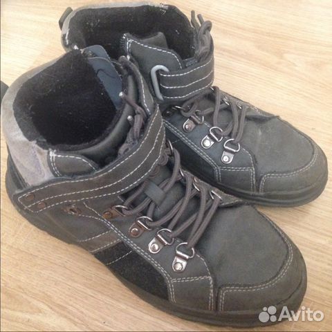 Ботинки детские кожаные