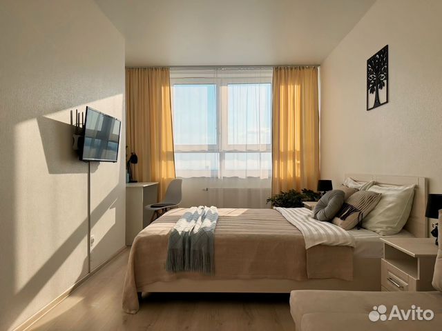 

1-к. квартира, 42 м², 4 кровати