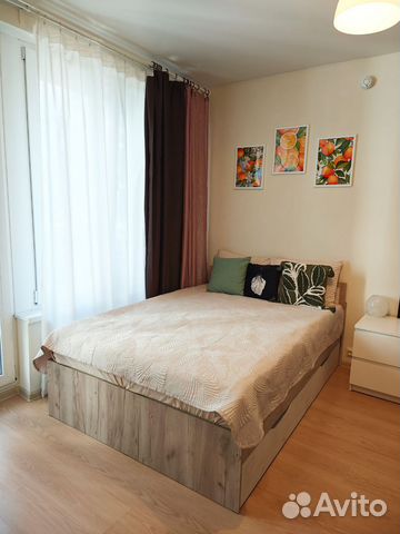 

Квартира-студия, 27 м², 2 кровати