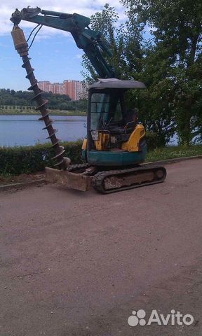 Аренда ямобура, аренда мини экскаватора