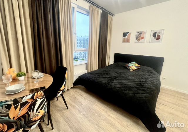 

Квартира-студия, 25 м², 1 кровать