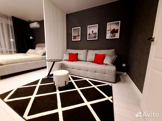 

1-к. квартира, 43 м², 2 кровати