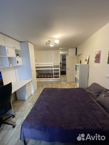 

1-к. квартира, 38 м², 2 кровати