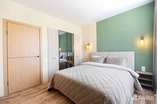 

1-к. квартира, 44 м², 2 кровати