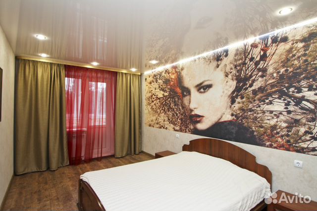 

1-к. квартира, 55 м², 2 кровати
