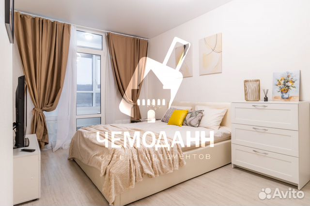 

1-к. квартира, 47 м², 2 кровати