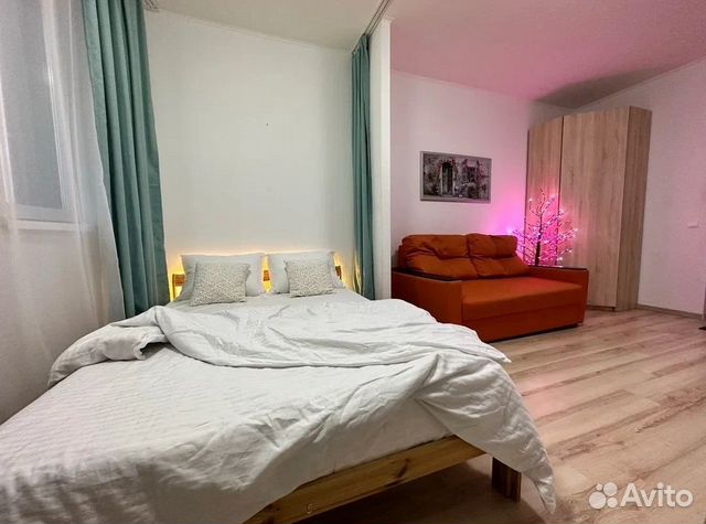 

Квартира-студия, 27 м², 2 кровати
