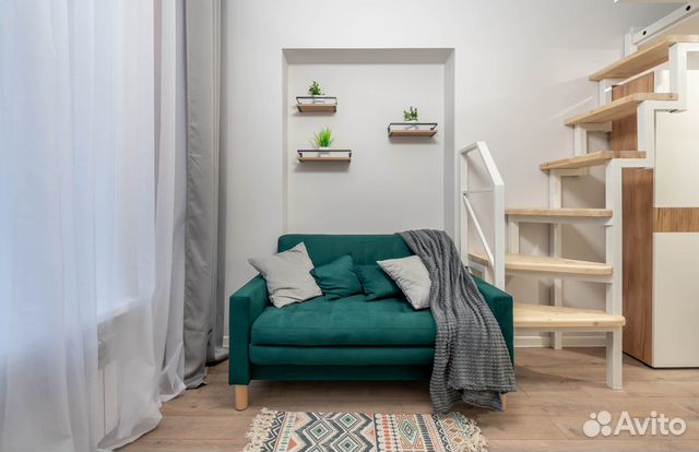 

Квартира-студия, 18 м², 2 кровати