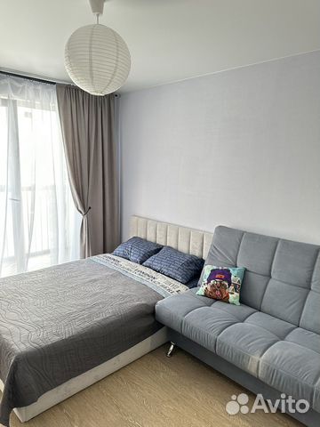 

Квартира-студия, 27 м², 2 кровати
