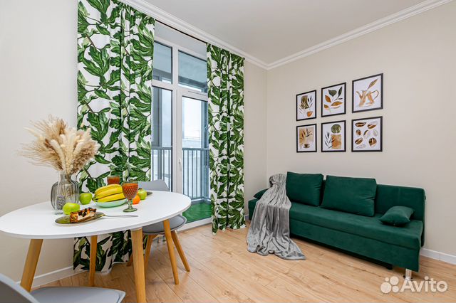 

1-к. квартира, 42 м², 2 кровати