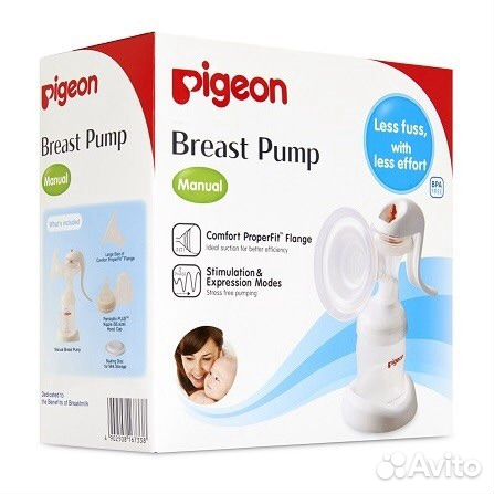 Ручной двухфазный молокоотсос Pigeon Ручной двухфазный молокоотсос Pigeon