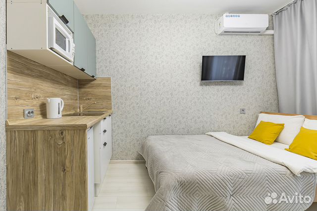 

Квартира-студия, 20 м², 2 кровати