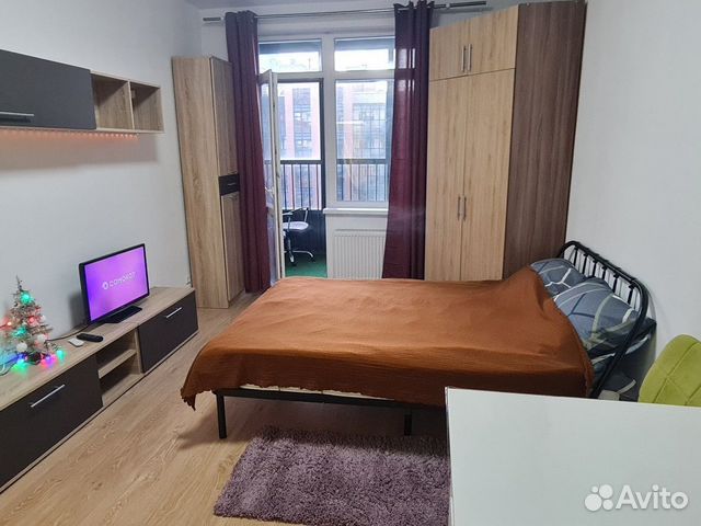 

Квартира-студия, 27 м², 1 кровать