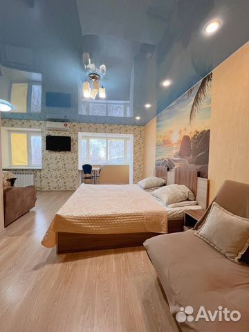 

Квартира-студия, 40 м², 3 кровати
