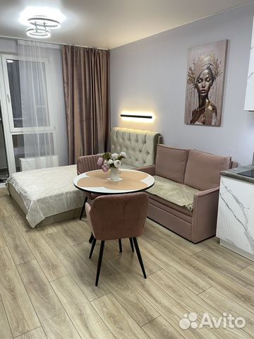 

Квартира-студия, 28 м², 2 кровати