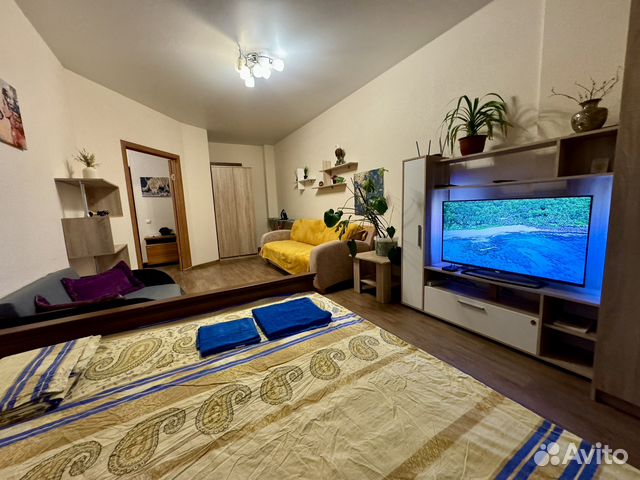 

1-к. квартира, 40 м², 3 кровати