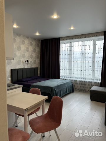 

Квартира-студия, 27 м², 2 кровати