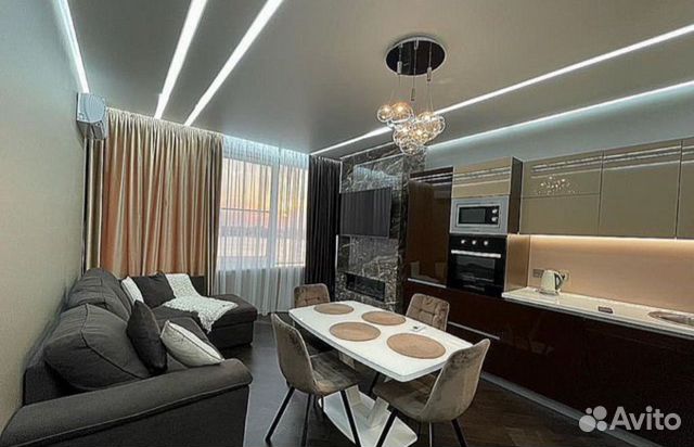 

1-к. квартира, 52 м², 2 кровати