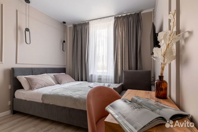 

Квартира-студия в апарт-отеле, 16,5 м², 2 кровати