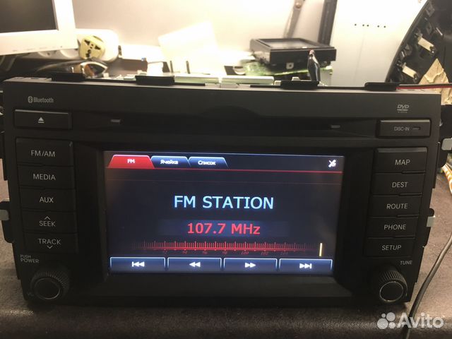 Штатная магнитола KiA Mohave Штатная магнитола KiA Mohave