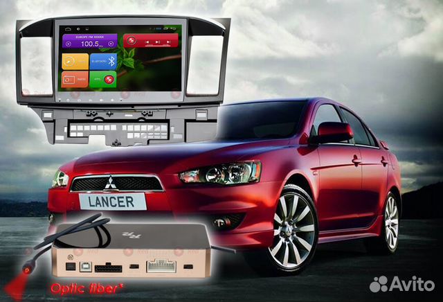 Магнитола для Mitsubishi Lancer 10 на Android 7.1+