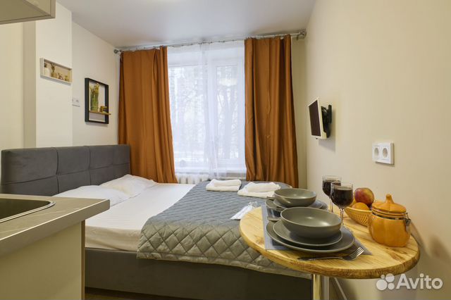 

Квартира-студия, 15 м², 1 кровать