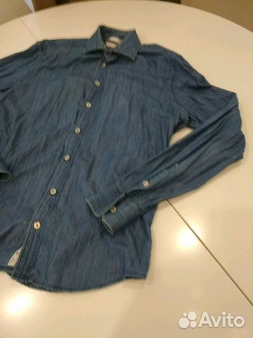 Джинсовая рубашка Mango Slim-fit Джинсовая рубашка Mango Slim-fit