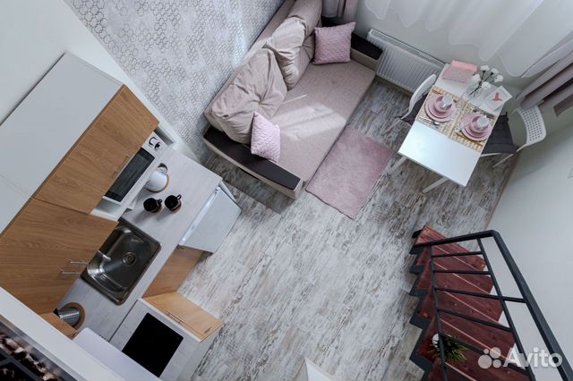 

Квартира-студия, 20 м², 2 кровати