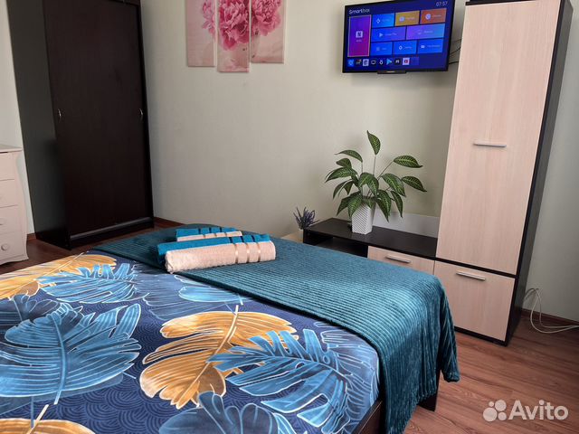 

1-к. квартира, 40 м², 2 кровати