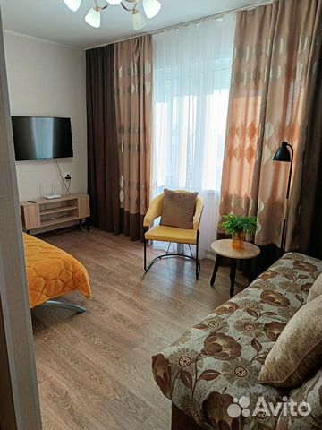 

1-к. квартира, 38 м², 2 кровати