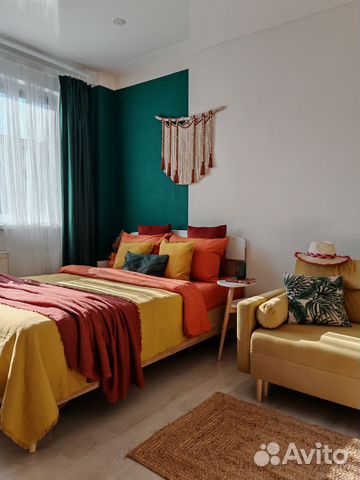 

1-к. квартира, 32 м², 3 кровати
