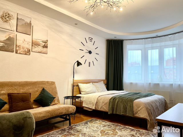 

1-к. квартира, 42 м², 3 кровати