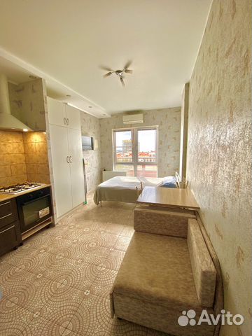 

Квартира-студия, 28 м², 2 кровати