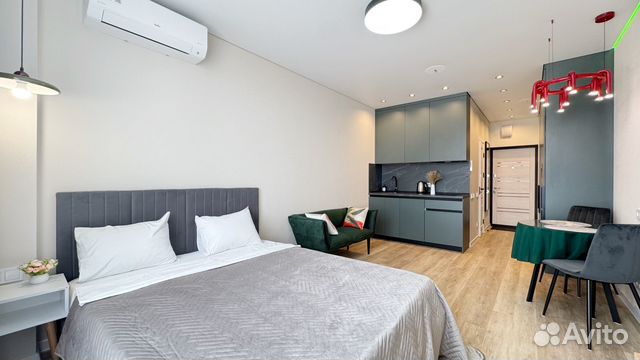 

Квартира-студия, 30 м², 1 кровать