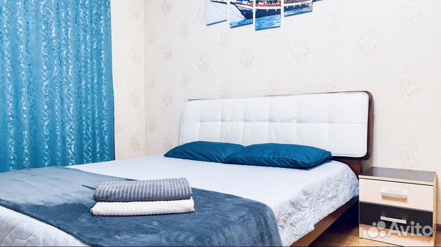 

1-к. квартира, 55 м², 2 кровати