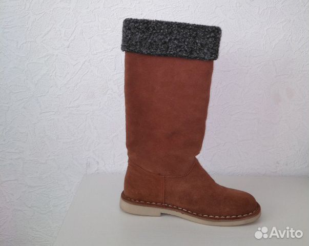 Сапоги, зима, натуральные